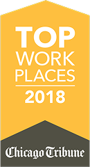 Premio Chicago Tribune 2018 por Mejores lugares de trabajo​​ 