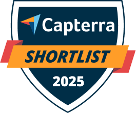 Premio Shortlist 2021 de Capterra para software de marketing en redes sociales​​ 