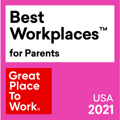 Premio Best Workplaces™️ for Parents de 2021 en los Estados Unidos, otorgado por Great Place To Work​​ 