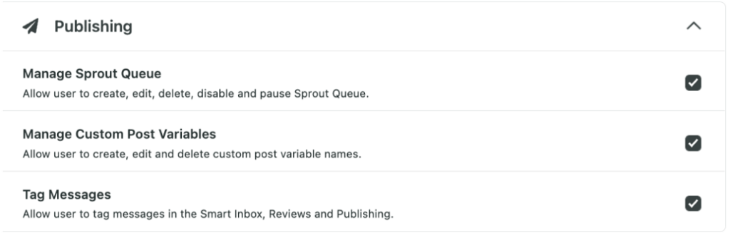 Sprout's collaborative scheduling tool supports queueing and custom post variables where you can create a single post with variables like URLs, locations and websites unique to each of your social profiles